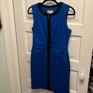 Size 10 blue sheath dress